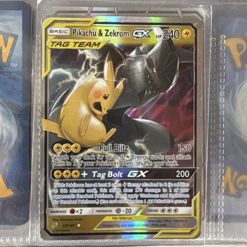 Pikachu tag team karte - tag,