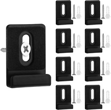 8 Stück Spiegelhalterung Wand,U Winkel Halterung,304 Edelstahl Glasklemme Spiege