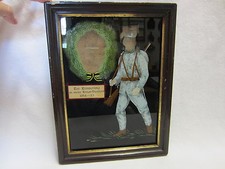 RESERVISTENBILD - HINTERGLAS-BILD - RARITÄT 1914-15 - BAYERN - ÖSTERREICH