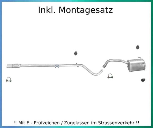 Auspuffanlage für fiat - auspuffanlage,