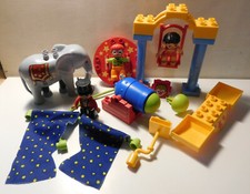 Lego Duplo Zirkus Kanone Artist Clown Elefant Wippe Figur Rhönrad -  auswählen