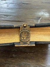 Samteinband mit Schließe, Gesangbuch Evangelische Kirche 1890