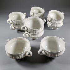 KPM Berlin: Dekor Rocaille * weiß * Suppentasse * TOP *