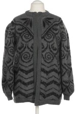 Escada Strickjacke Damen Cardigan Jacke Gr. EU 40 Baumwolle Mohair Grau #a3bc953
