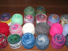 Wollpaket bunte Marken