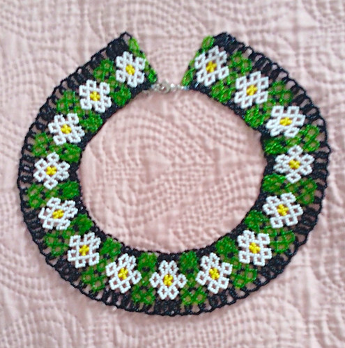Perlen halskette choker - perlen-halskette,