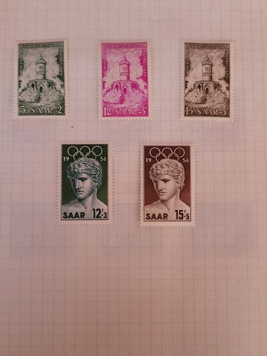 Briefmarkensammlung saarland - briefmarkensammlung,