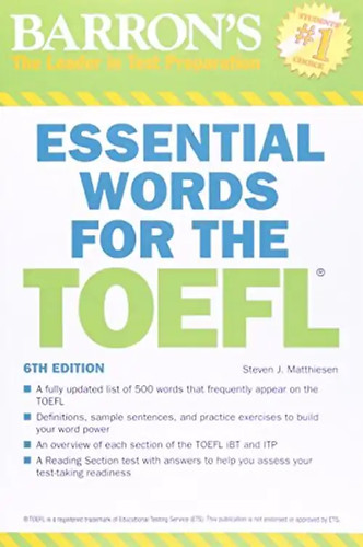 Essential words for the toefl - essential,