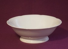 Servierschüssel Königszelt Germany Karola Farbe Creme Weiß Porzellan Schlesien