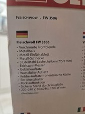 Fleischwolf der marke - der,