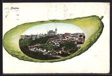 Grußkarten-AK Znaim, Teilansicht in einer Gurke 1931 
