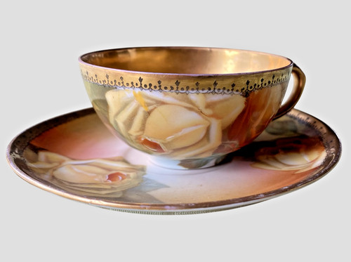 Antike prunk sammeltasse mit - antike, prunk-sammeltasse