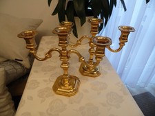 2x goldener BMF Kerzenleuchter