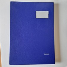 Leitz 5700 Umlaufmappe Unterschriftenmappe DIN A4 blau Hochwertig blau