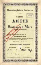 Maschinenfabrik Esslingen 1919