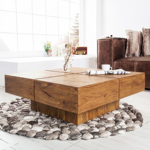 Massivholz couchtisch bolt - couchtisch,