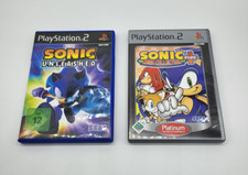 2 Sony PlayStation 2 Spiele - Sonic Unleashed und Sonic Magic Collection Plus