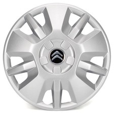 1x ORIGINAL PSA Citroen Radkappe Radblende 15 Zoll Silber JUMPER 1611985680