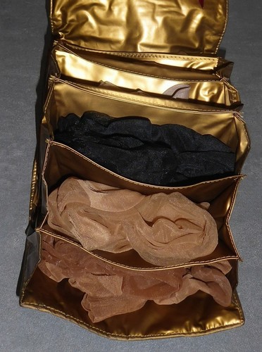Vintage strumpftasche und - strumpftasche,