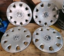 Original VW 15 Zoll Radkappen Golf Polo Lupo 1 T 0 601 147 Ansehen Neuwertig ! 