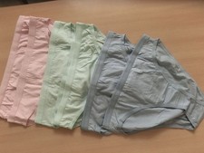 Damen Slips - 6 Stück - Pastellfarben - Baumwolle - ElleNor -Gr. M - 40/42 - Neu