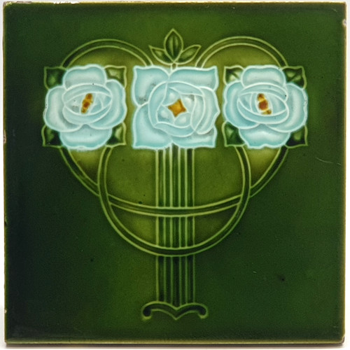 Jugendstil kaminfliese - jugendstil,