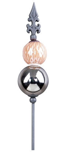 Gartenstecker lilie metall - gartenstecker,