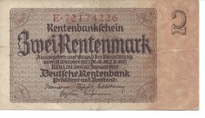 Deutsche reichsbank banknote - deutsche,