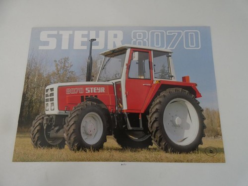 Original prospekt steyr 8070 - original,