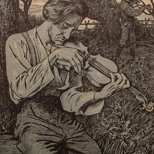 Hans thoma der geiger - der,