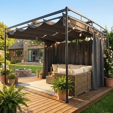 Outsunny Pergola Pavillon 3x3m