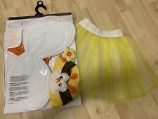 Kinder Karneval Kostüm ? Biene Mit Rock 3-teil. Weiß Gelb 3-5 Jahre Mädchen