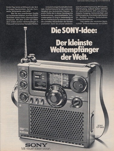 Sony icf 5900 reklame - icf-5900,