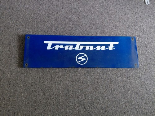 Trabant türschild emailschild - trabant,