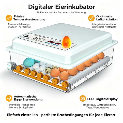 Eier inkubator brutautomat - 36,