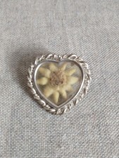 Edelweiss Herz Anstecker