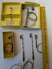 Brawa Leuchten N oder H0 6 Stück 