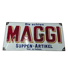 Emailleschild - Original Maggi