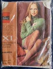 DDR-Vintage 1980er Feinstrumpfhose Esda XL 40 DEN, Übergröße, Braun