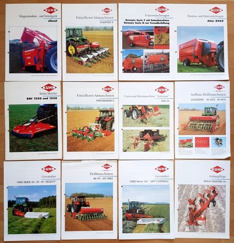 12x kuhn prospekte ackerbau - prospekte,