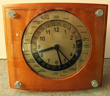 Weltzeit Uhr Quartz 1970 Jahre