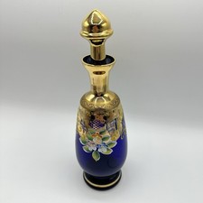Karaffe Flasche Glas Kobalt