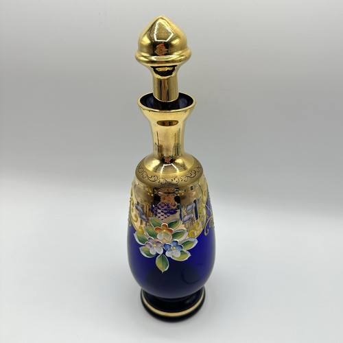 Karaffe flasche glas kobalt - flasche,