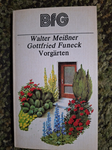 Ddr buch vorgärten - ddr, 1983
