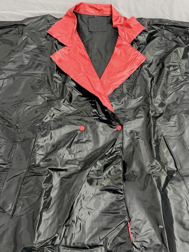 Pvc glanz regenmantel - pvc,