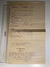 Geburtsurkunde 1921 Zakrzówek