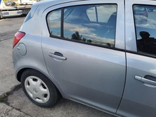 Opel Corsa D Tür Autotür Fondtür Rohbautür hinten rechts Z163 Lichtsilber met