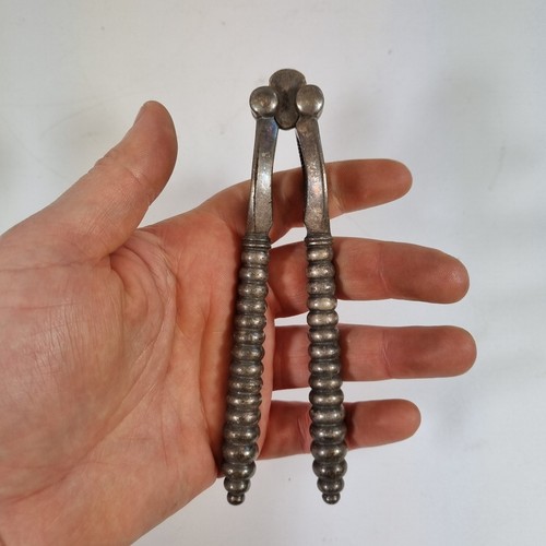 Antikes paar stahl nussknacker - paar,
