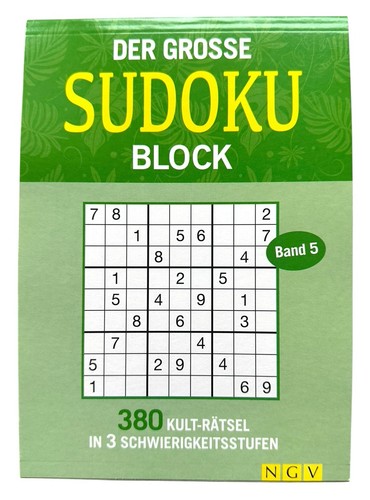 Der große sudoku block - sudoku,