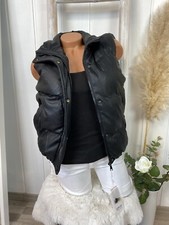 coole kurze Kunstlederweste